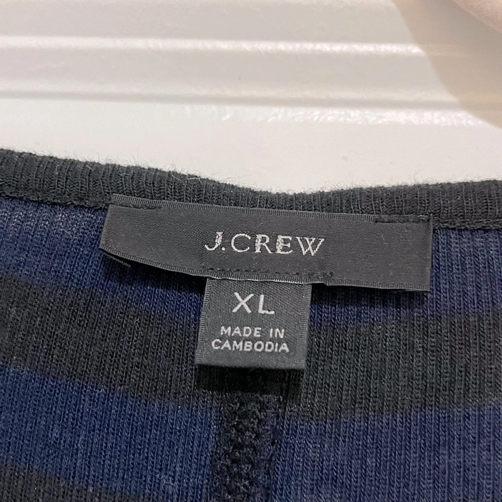 J.Crew NWOT ribbed knit lightweight long sleeve cotton blend material